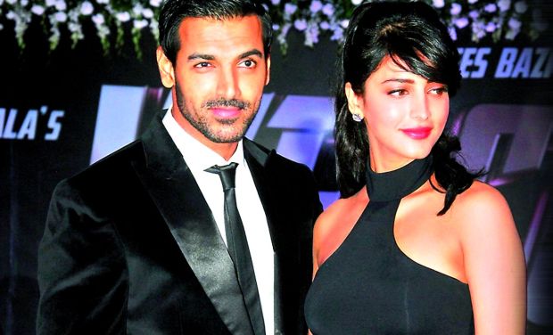 John Abraham and Shruti Haasan John Abraham and Shruti Haasan